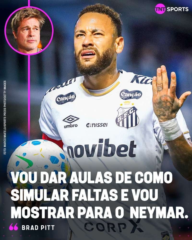 neymar 【布拉德皮特说他要开一门假摔课从内马尔开始】“我要开一门假摔课，因