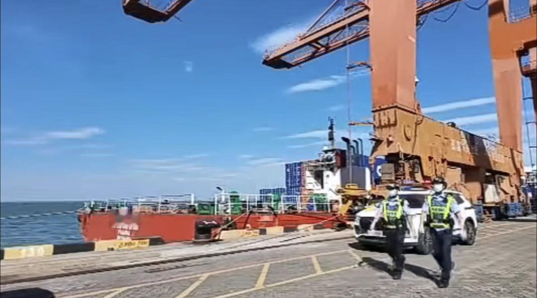 外籍轮经钦州港入境，沿平陆运河抵达南宁六景内河港。9月3日巴拿马籍“北港南宁博润