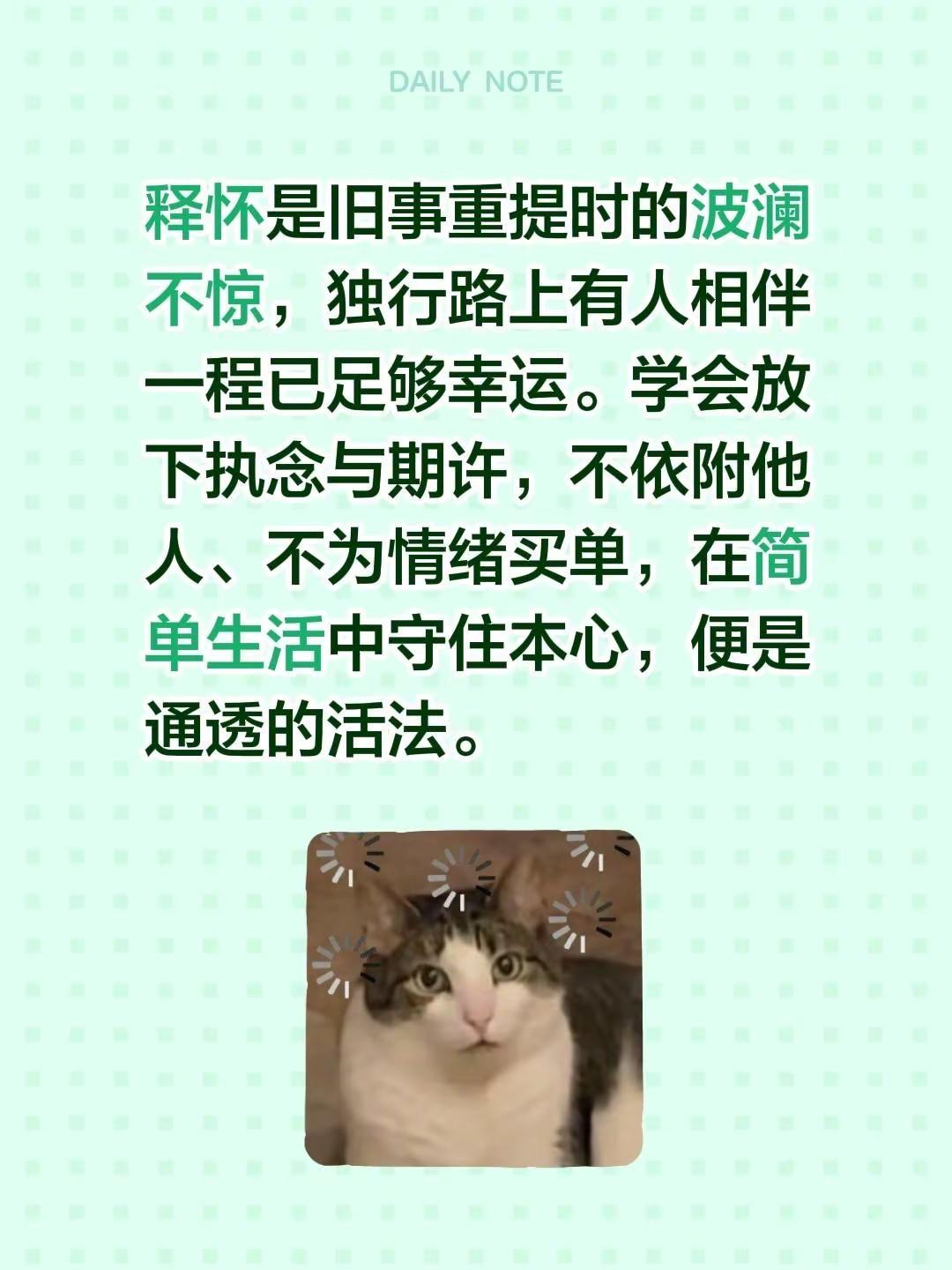 蓝光心里话。我评论了@窦文涛 的作品：释怀是旧事重提时的波澜不惊，独行路上有人相