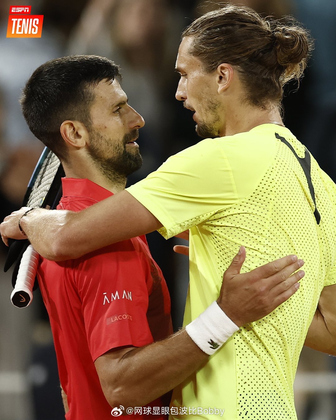 诺瓦克完全有可能再次赢得大满贯。我认为他赢得大满贯的机会比兹维列夫更大——乌克兰