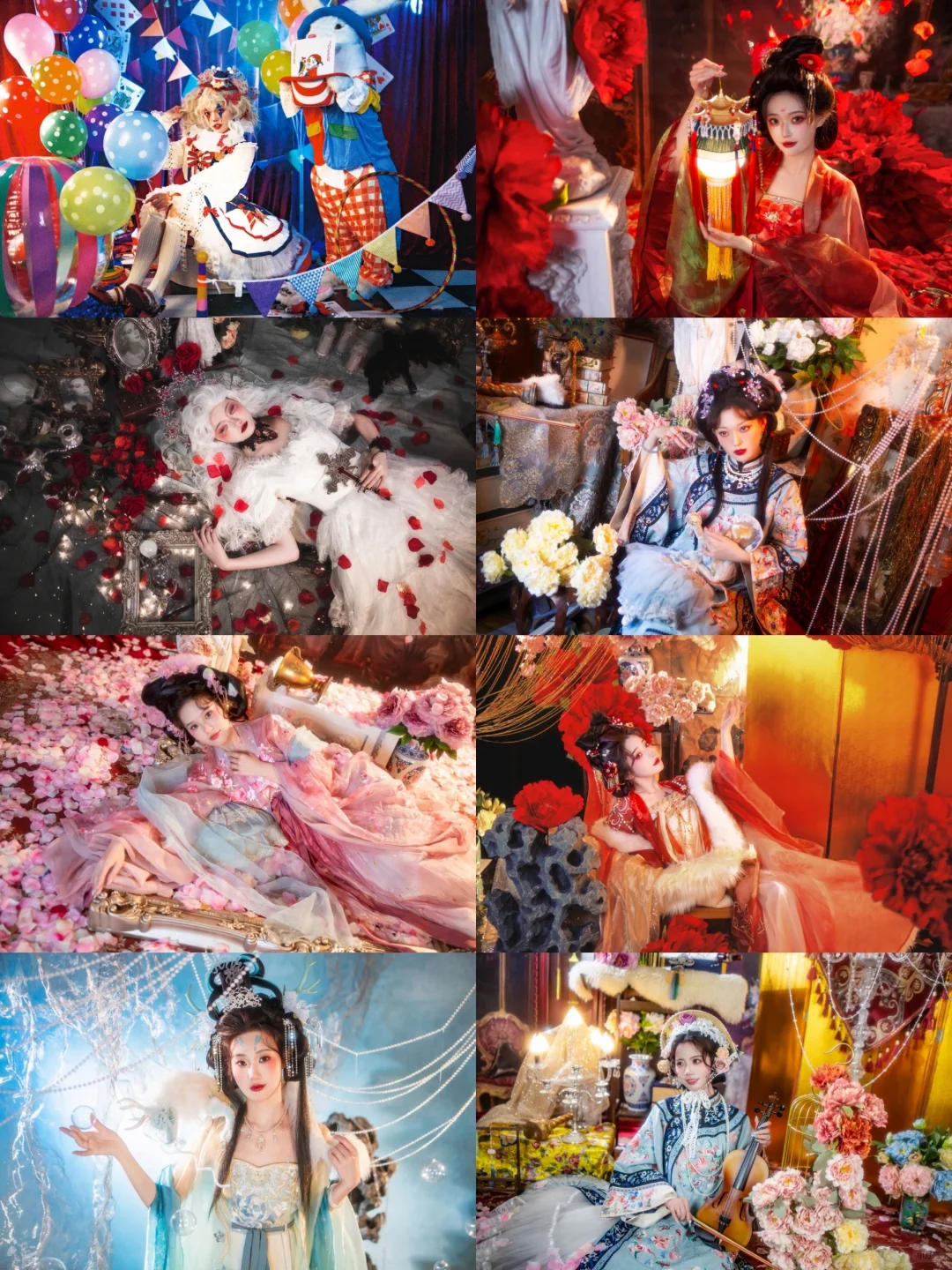 ①②⑧⑥两组包妆造|奇幻童话|插画感古风
