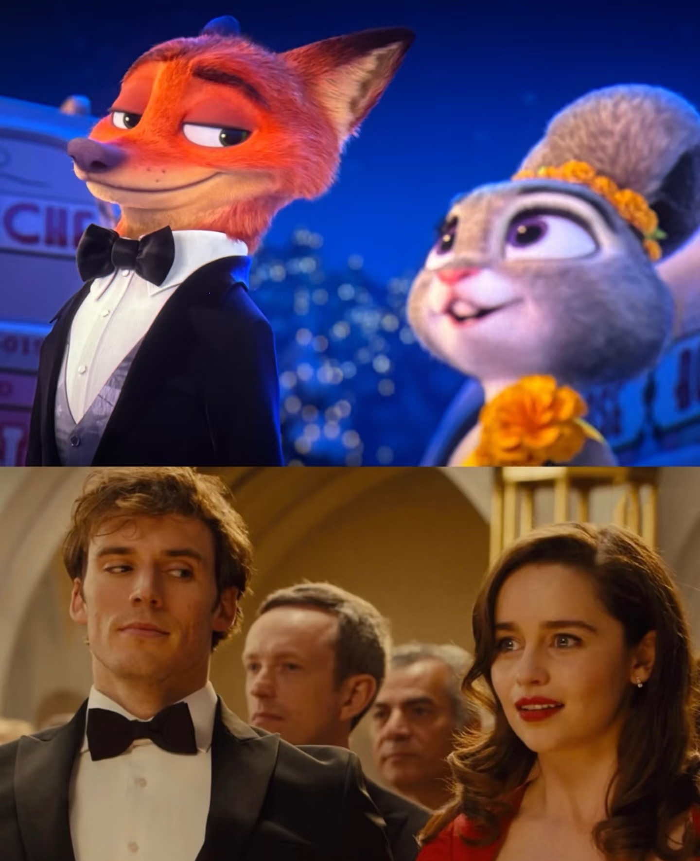 看过疯狂动物城2就知道多还原“因为 你是我的兔子窝 你也是我的依靠”第一幕尼克看