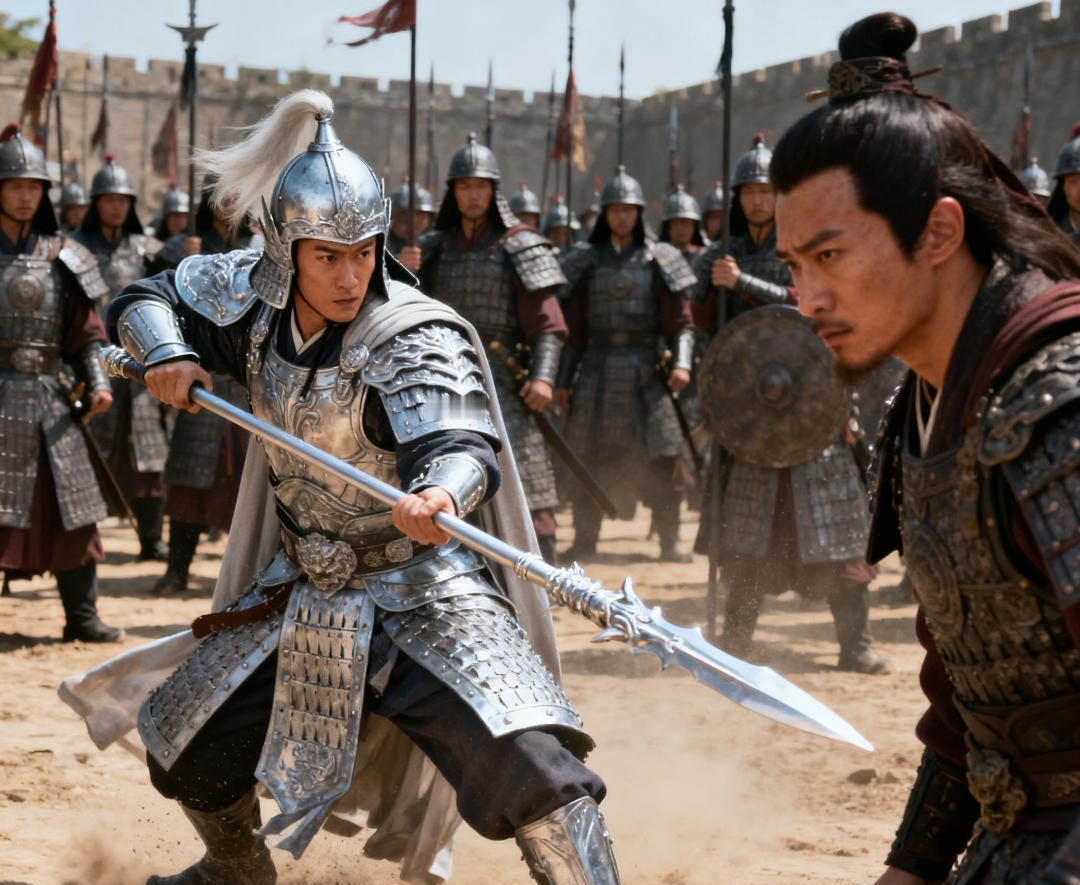 高览投降曹操后，随大军征讨刘备，张郃说：“遇见赵云务必小心。”高览说：“文丑能打