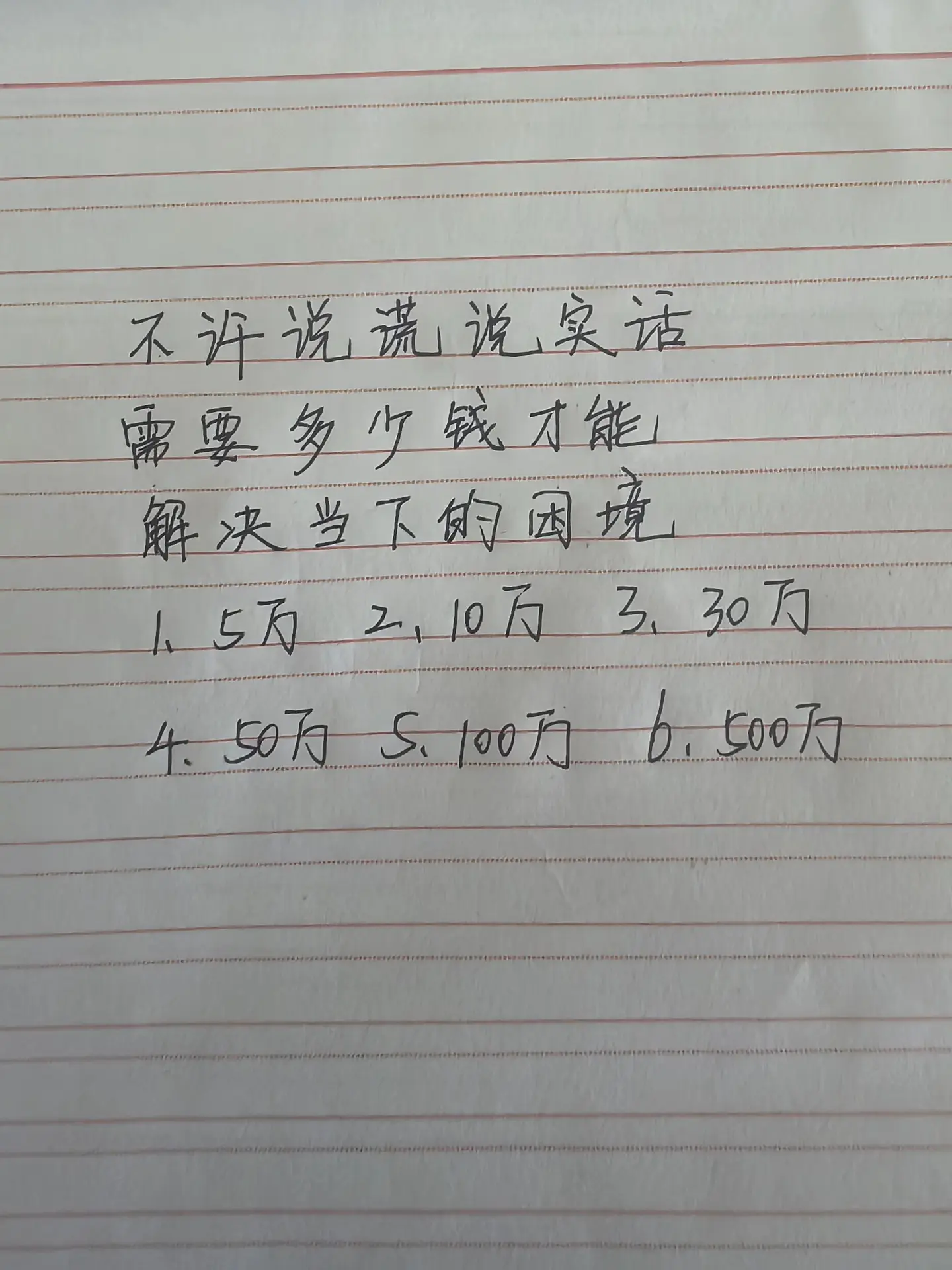 实话实说