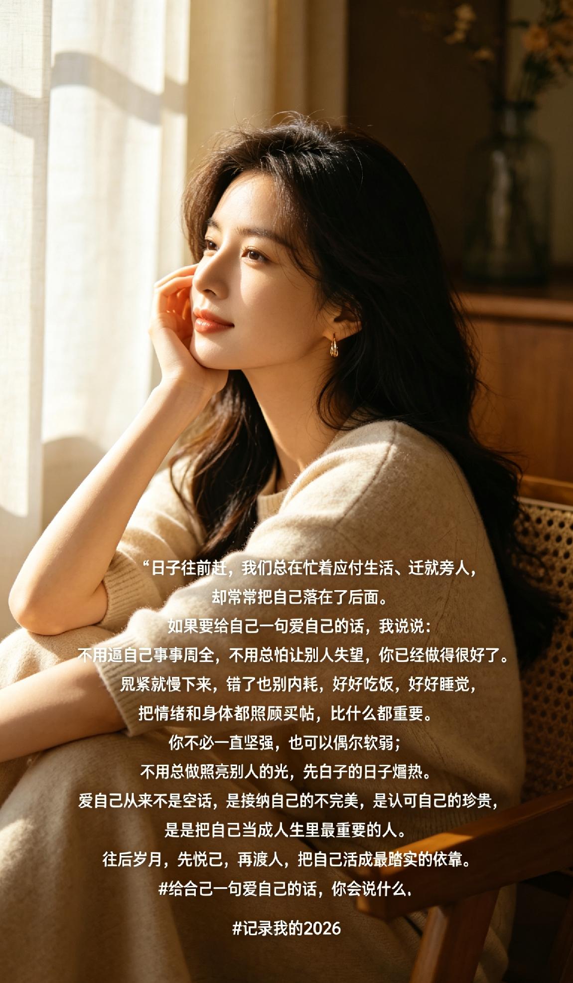 日子往前赶，我们总在忙着应付生活、迁就旁人，却常常把自己落在了后面。
 
如果要