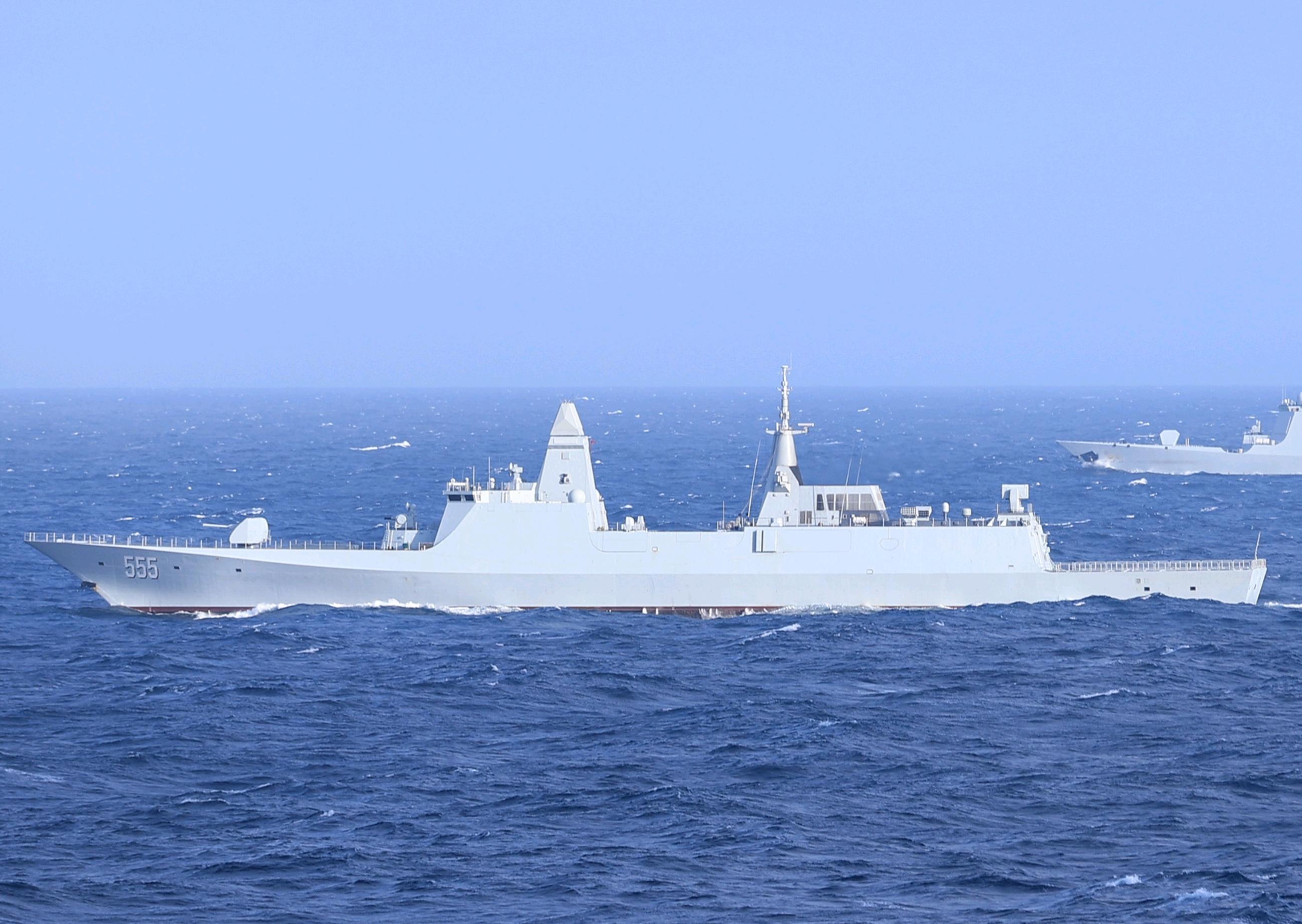 054B钦州舰标准侧视图侧面线条好看烽火问鼎计划中国海军