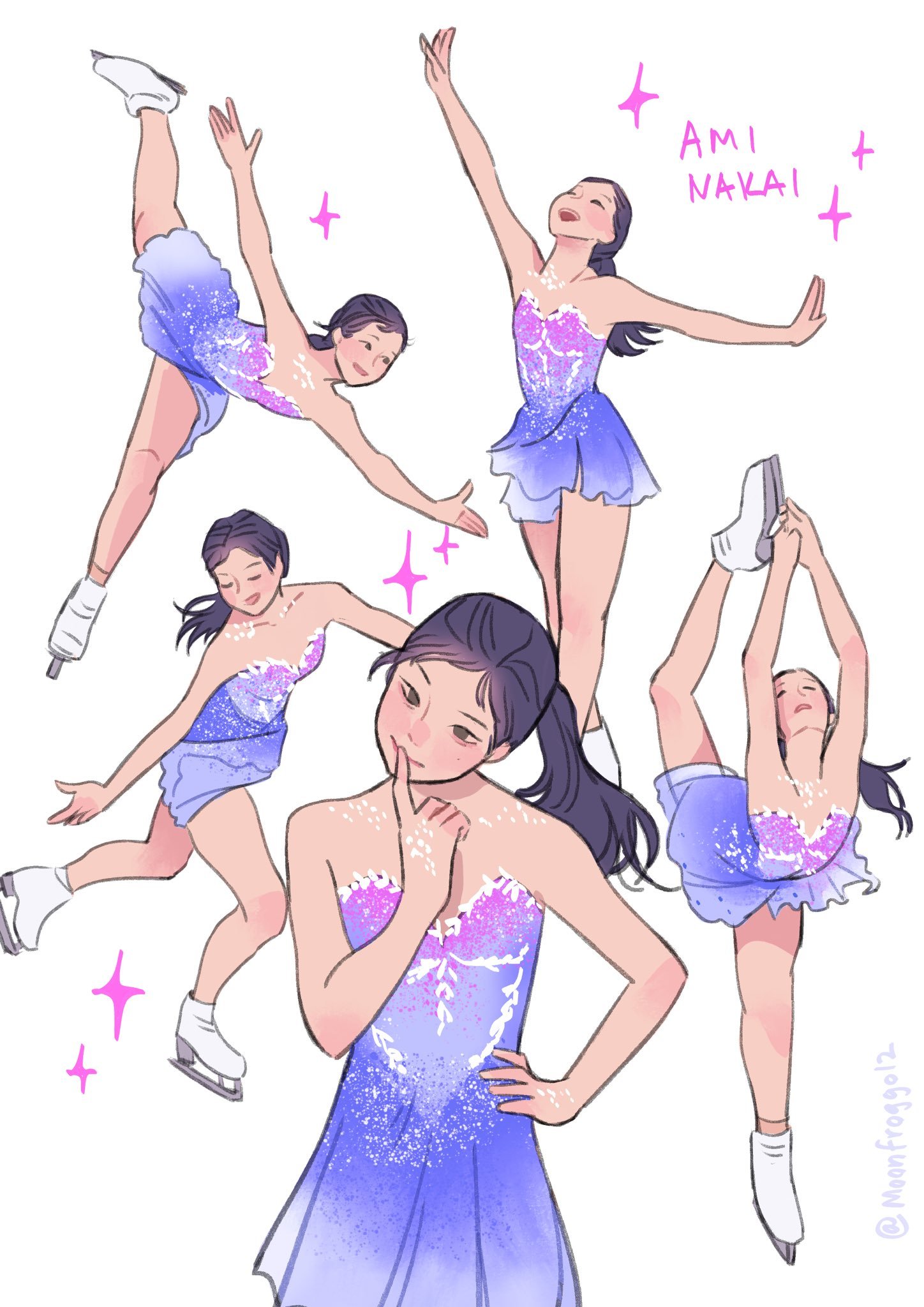 amii萌萌饭绘💜💙©moonfroggo 