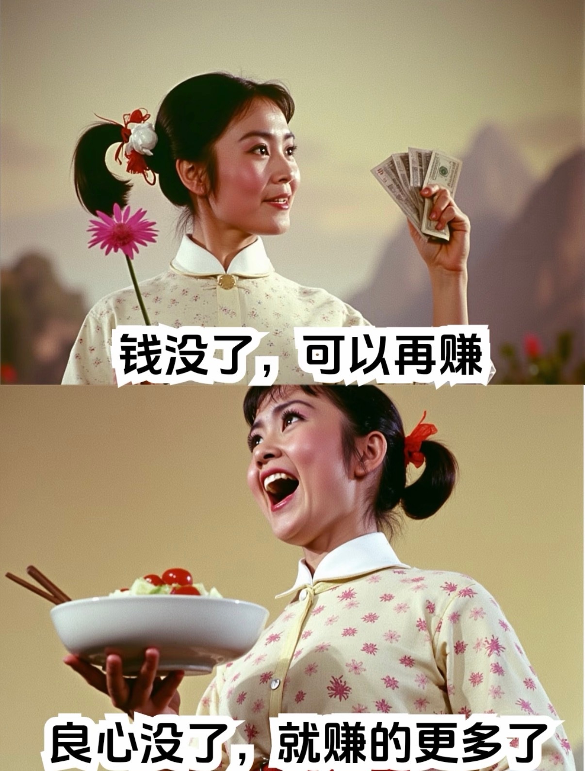 说好听点是张雪峰没有失约，继续祝福广大学子。说难听点这不是吃人血馒头吗？人都已经