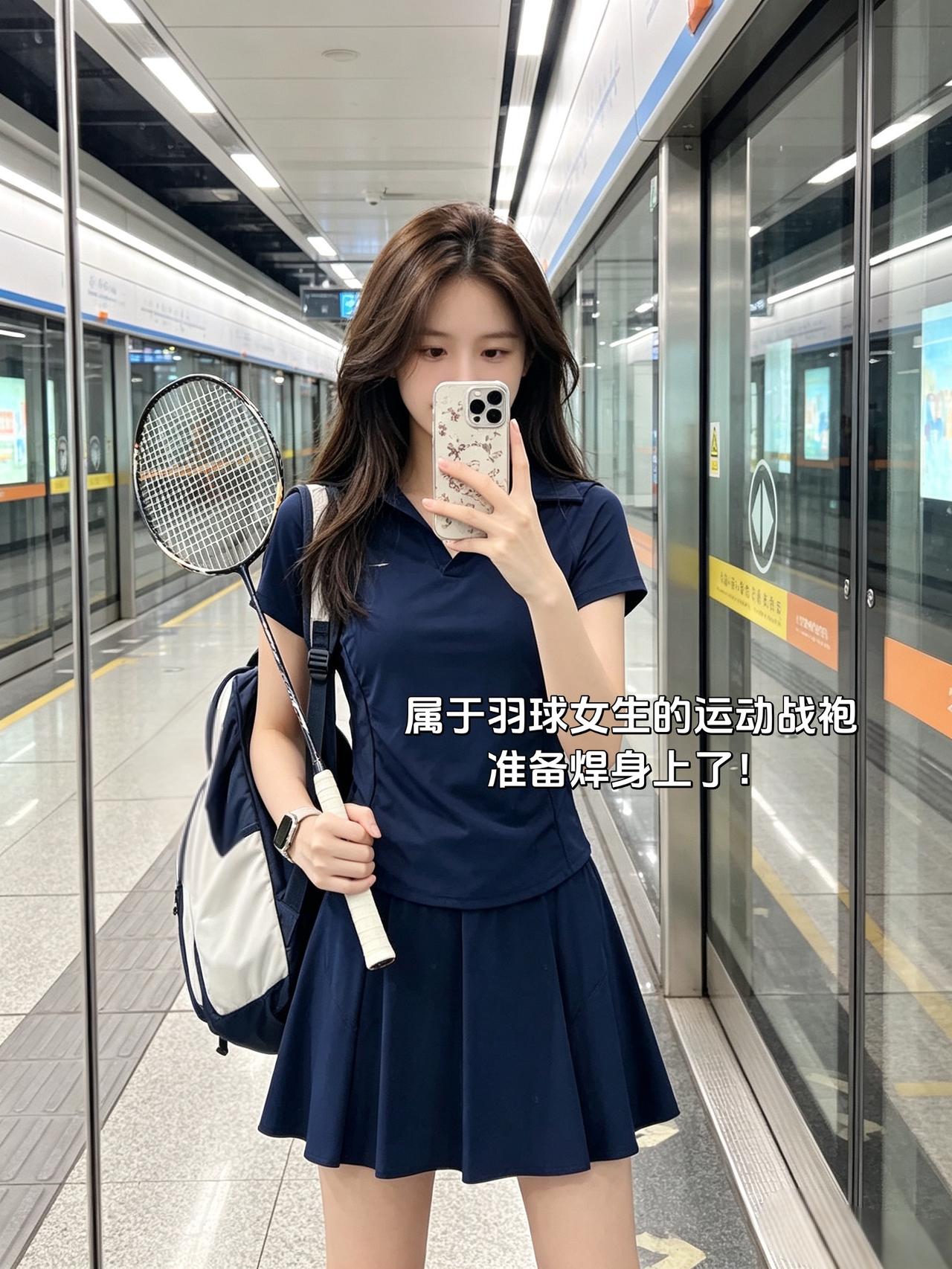 属于羽球女生的运动战袍
准备焊身上了！