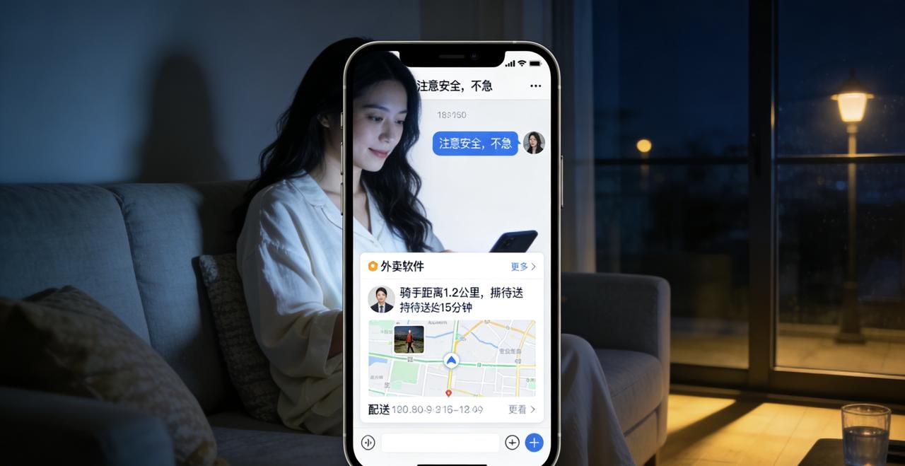 深夜，独居的我给外卖小哥发了一条消息：“注意安全，不急”

凌晨一点，城市睡着了