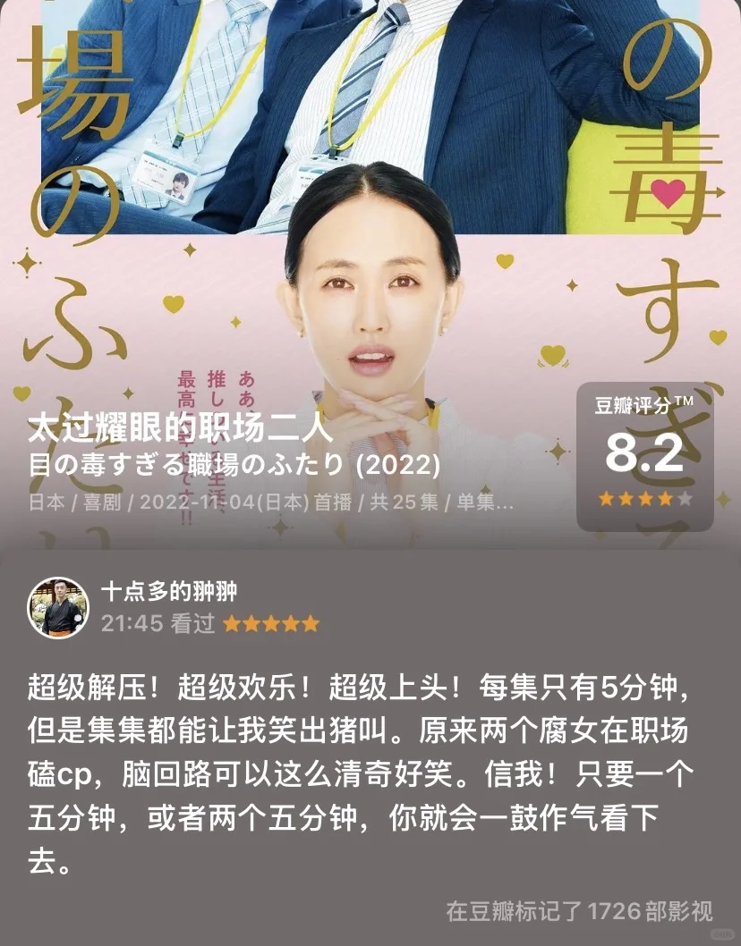 日剧 太过耀眼的职场二人