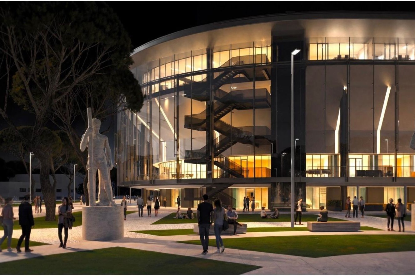 终于。。。罗马站中心球场要盖顶蓬了！完工后即可变成一座多功能场馆，大大增强网球场