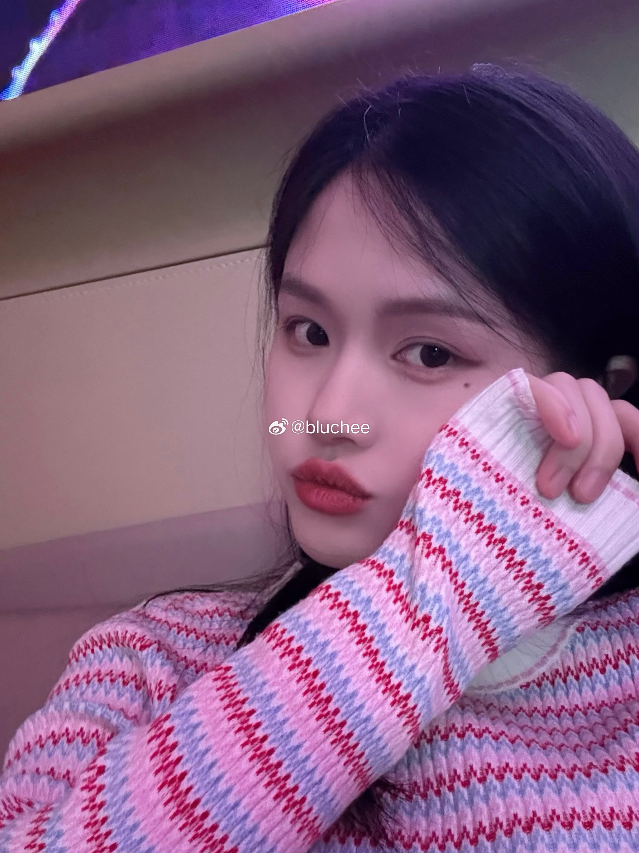 ktv的氛围光真的好适合拍照（库存 