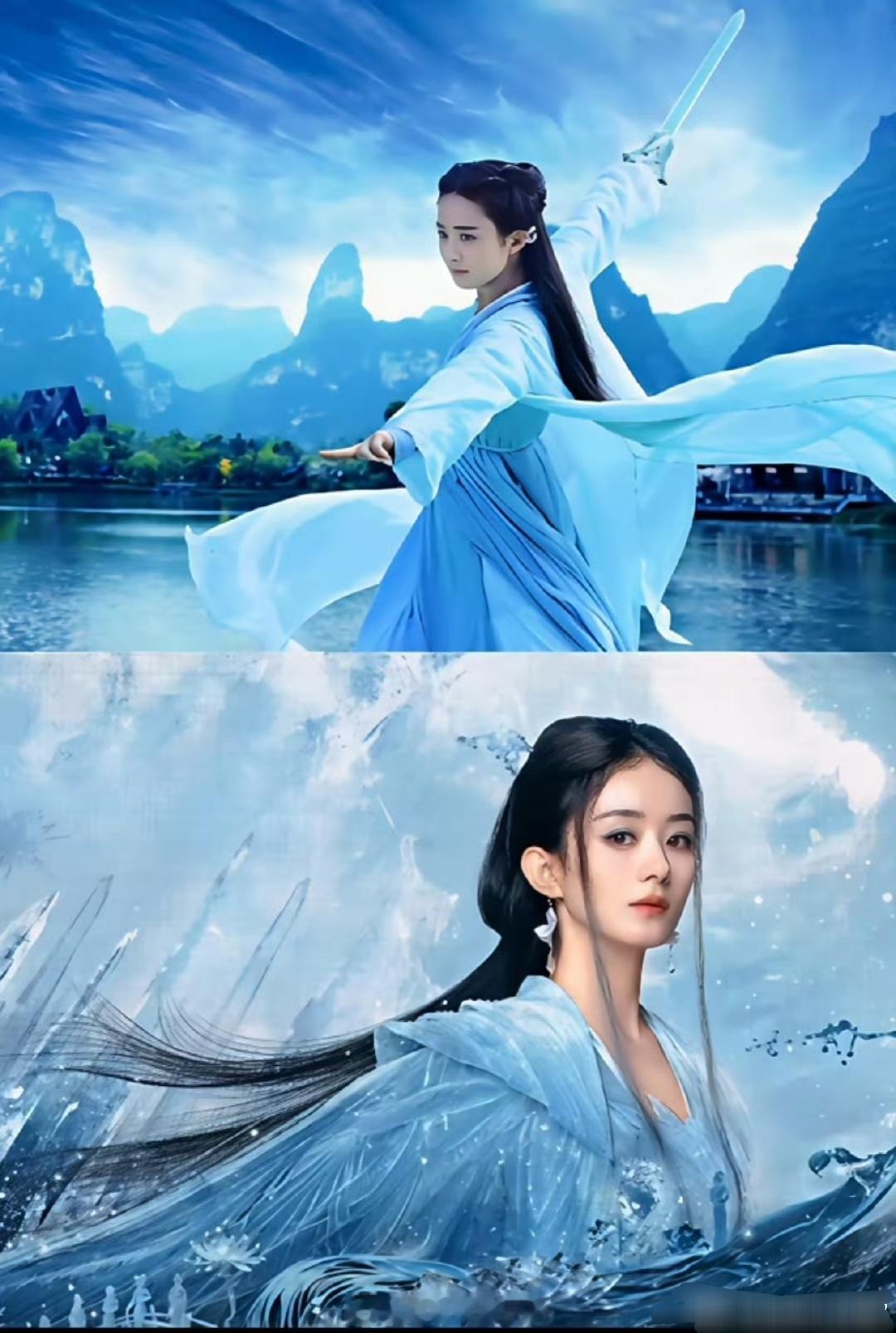 脸没变，赵丽颖眼神气场完全不一样了 