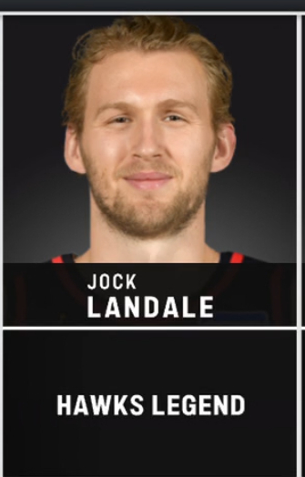 ▲打了一场比赛之后，就成为老鹰传奇的兰代尔