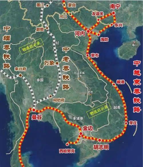 [月亮]果然，不承接南北高铁是对的。最近，越南借着去韩国的机会，又开始推销起他们