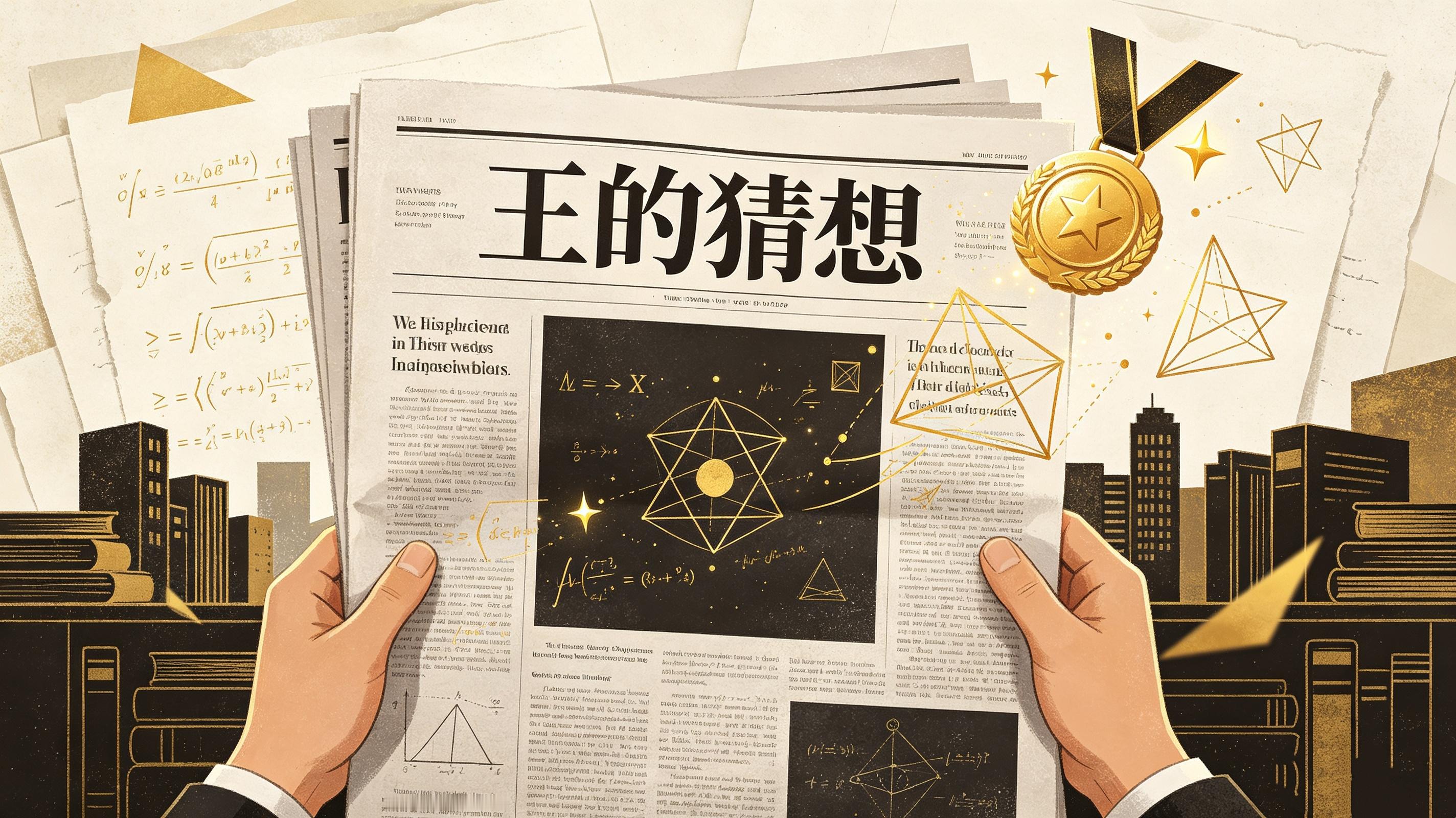 王的猜想引发新一轮洛阳纸贵数学家王虹斩获菲尔兹奖，广西日报特稿《王的猜想》凭借巧
