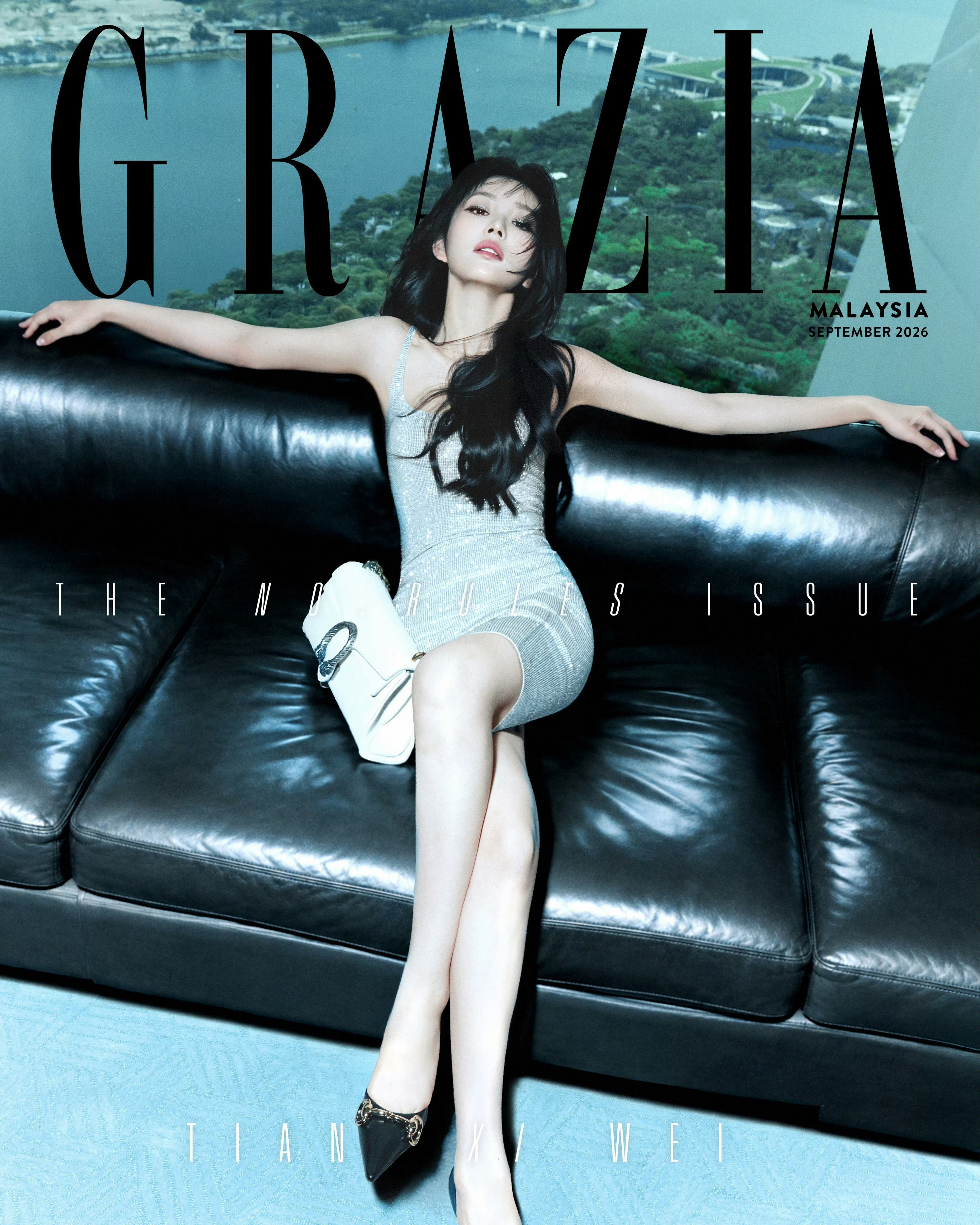 田曦薇  红秀GRAZIA 新加坡/马来西亚版九月新封面，一口气解锁海外刊双版本