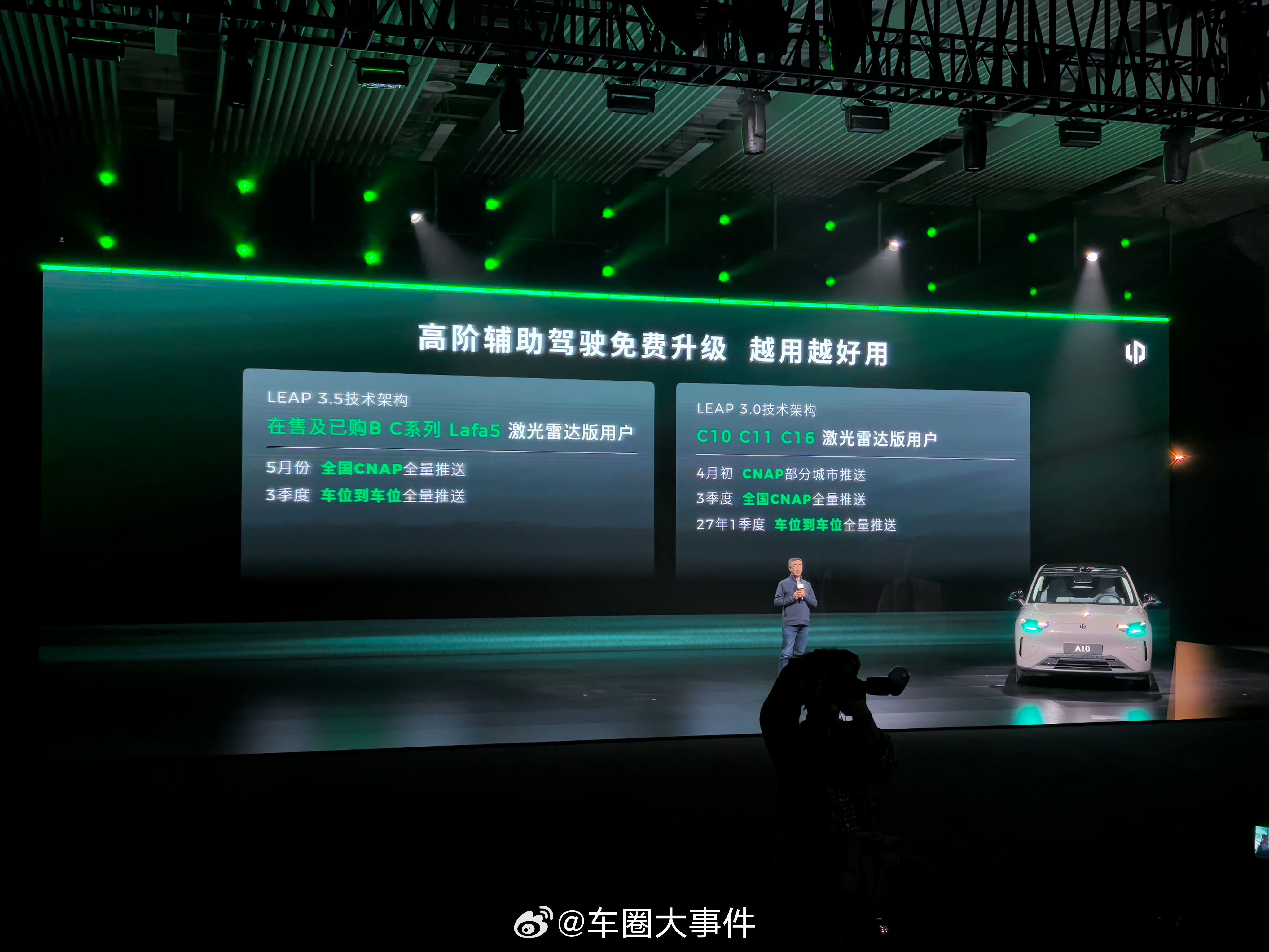 零跑2026年全系升级高阶辅助驾驶3月26日，零跑A10上市发布会上，零跑汽车董