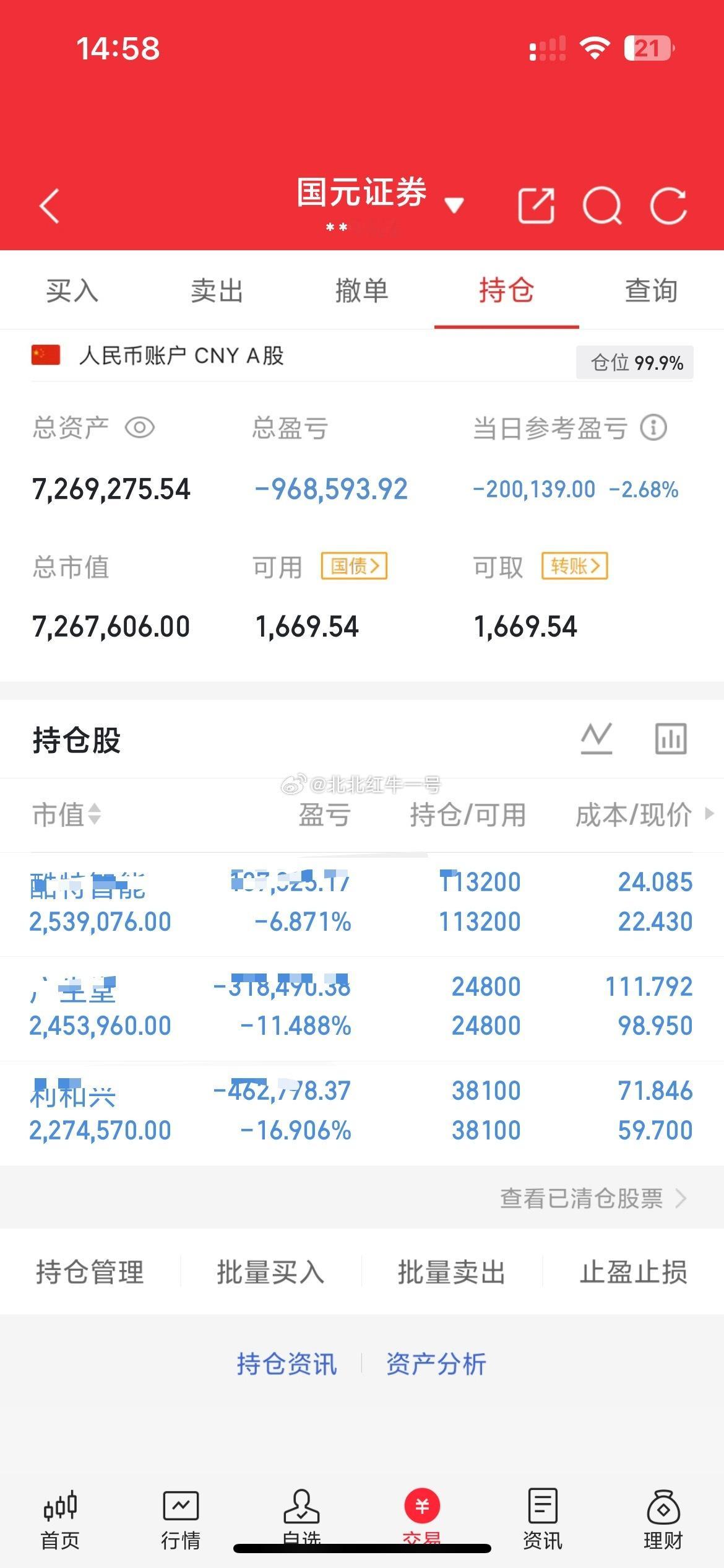 这行情跌得有点迷失方向了，躺平不动