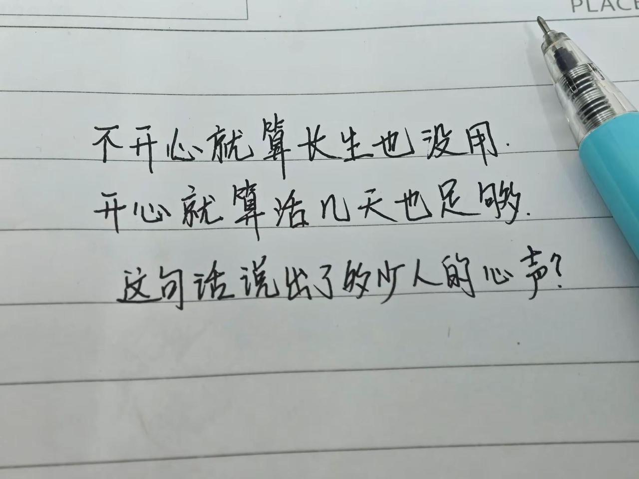 每一笔都是真心话 情绪写在纸上 手写笔记