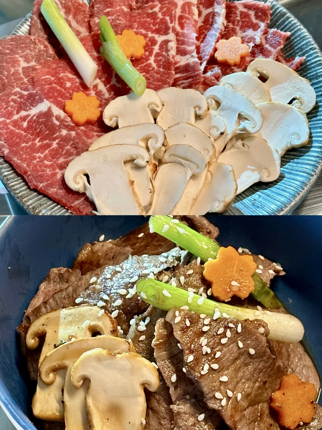 寿喜烧风松茸牛肉盖饭🍚一期一会的限定美味