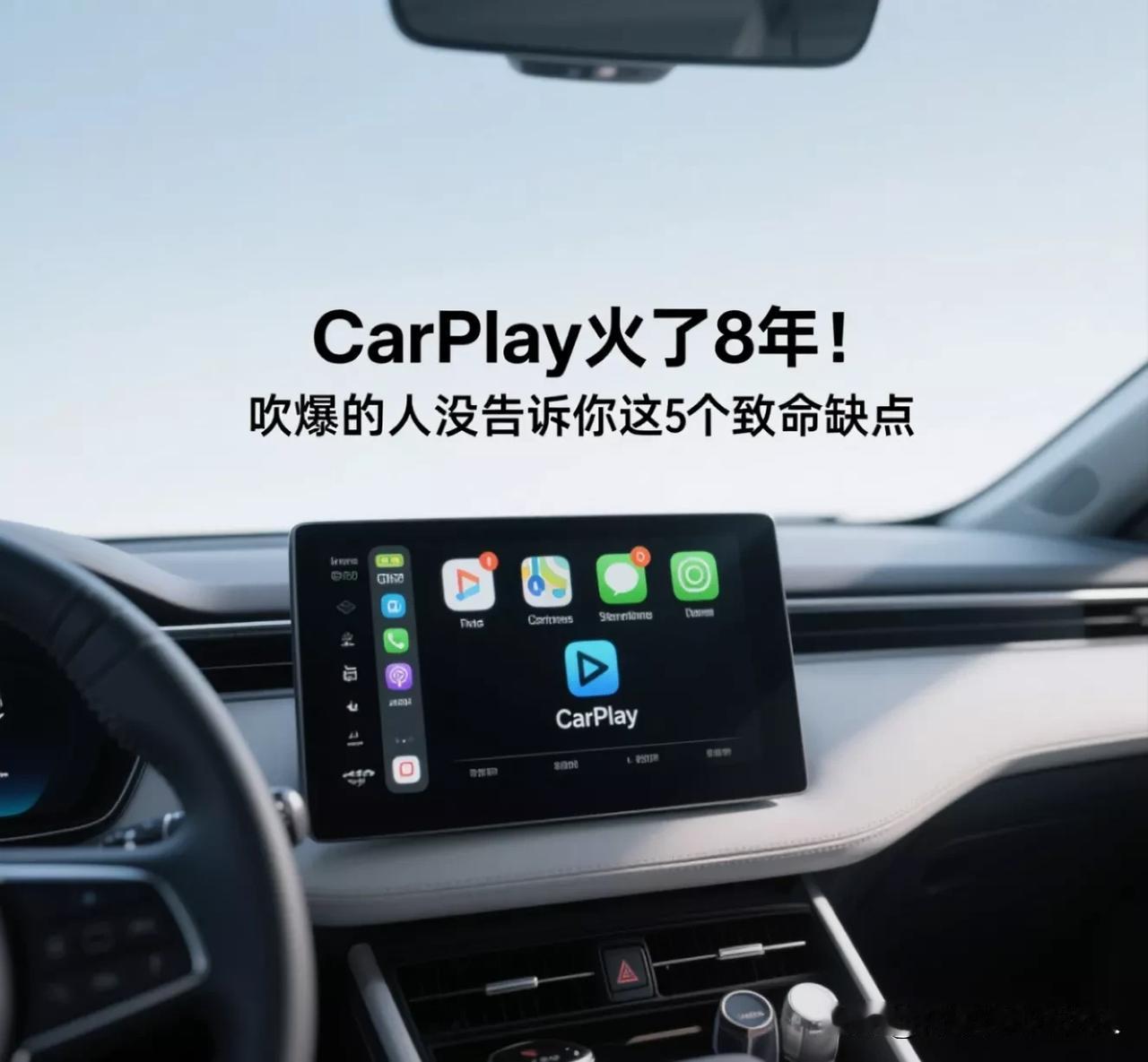 CarPlay火了8年！吹爆的人没告诉你这5个致命缺点
 
2025年新车发布会