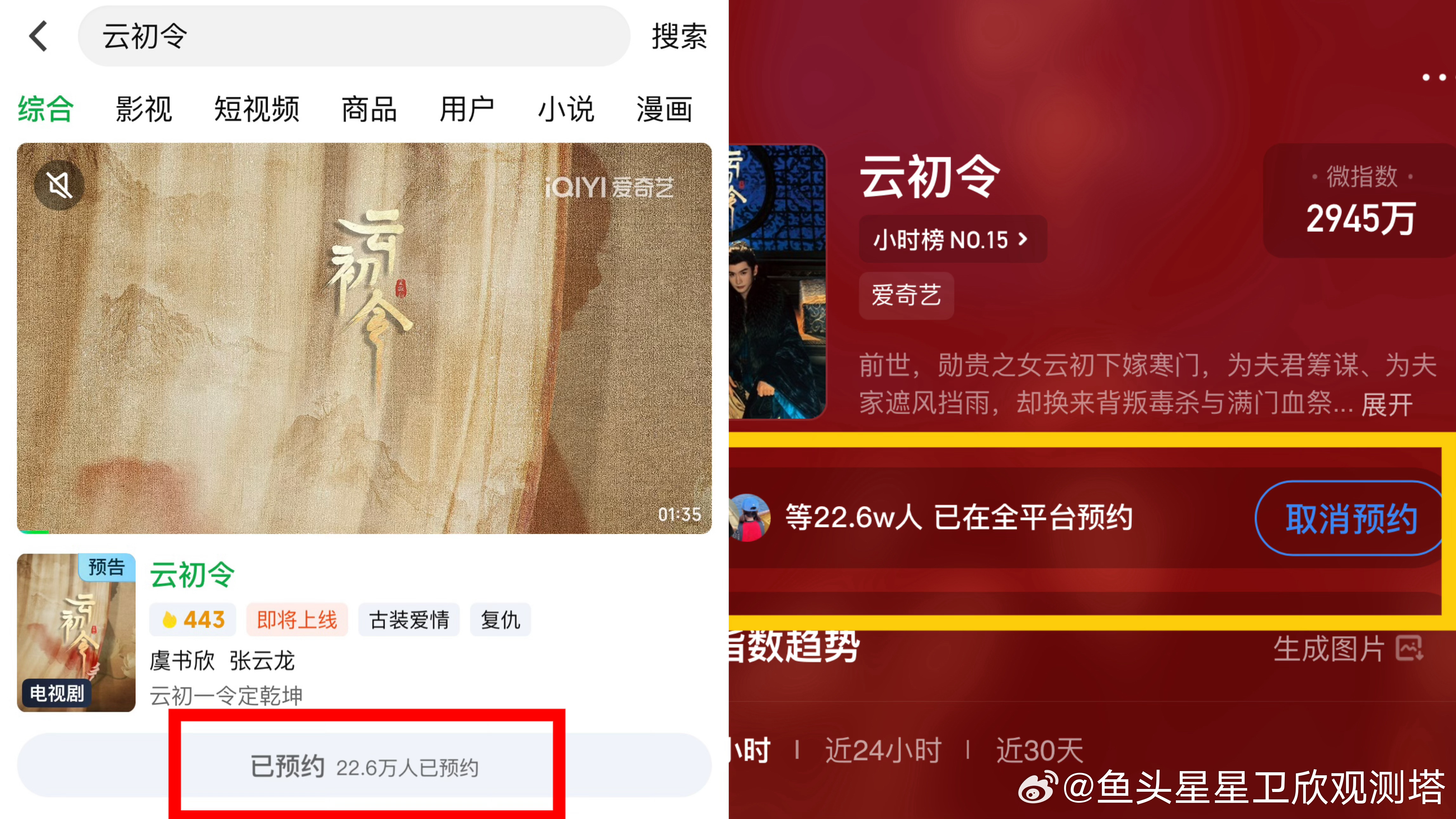虞书欣  小石榴们记得点点预约喔灿如繁星👇🏻⏰爱奇艺预约🔗网页链接⏰微博预