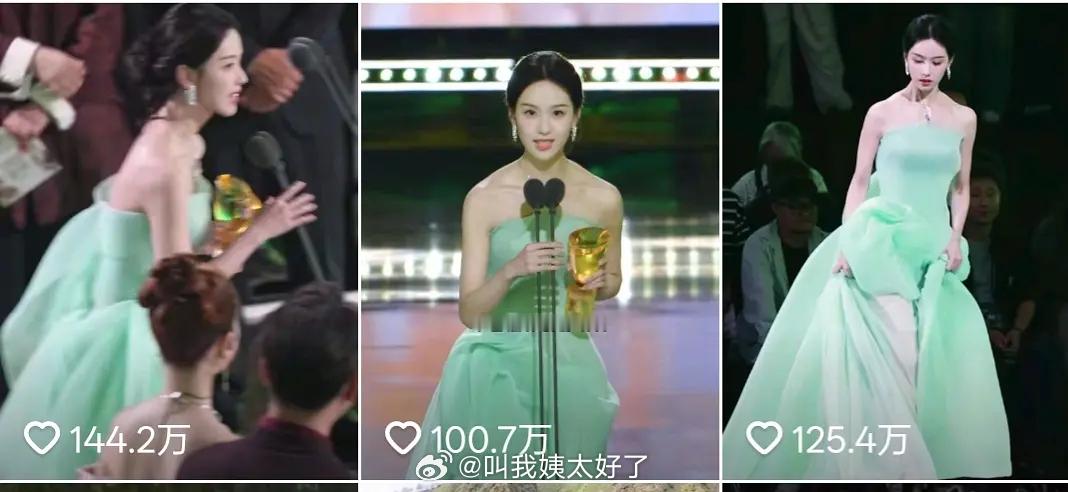 陈都灵星光大赏已经3个单人百万赞视频了，是最多的吧？ 