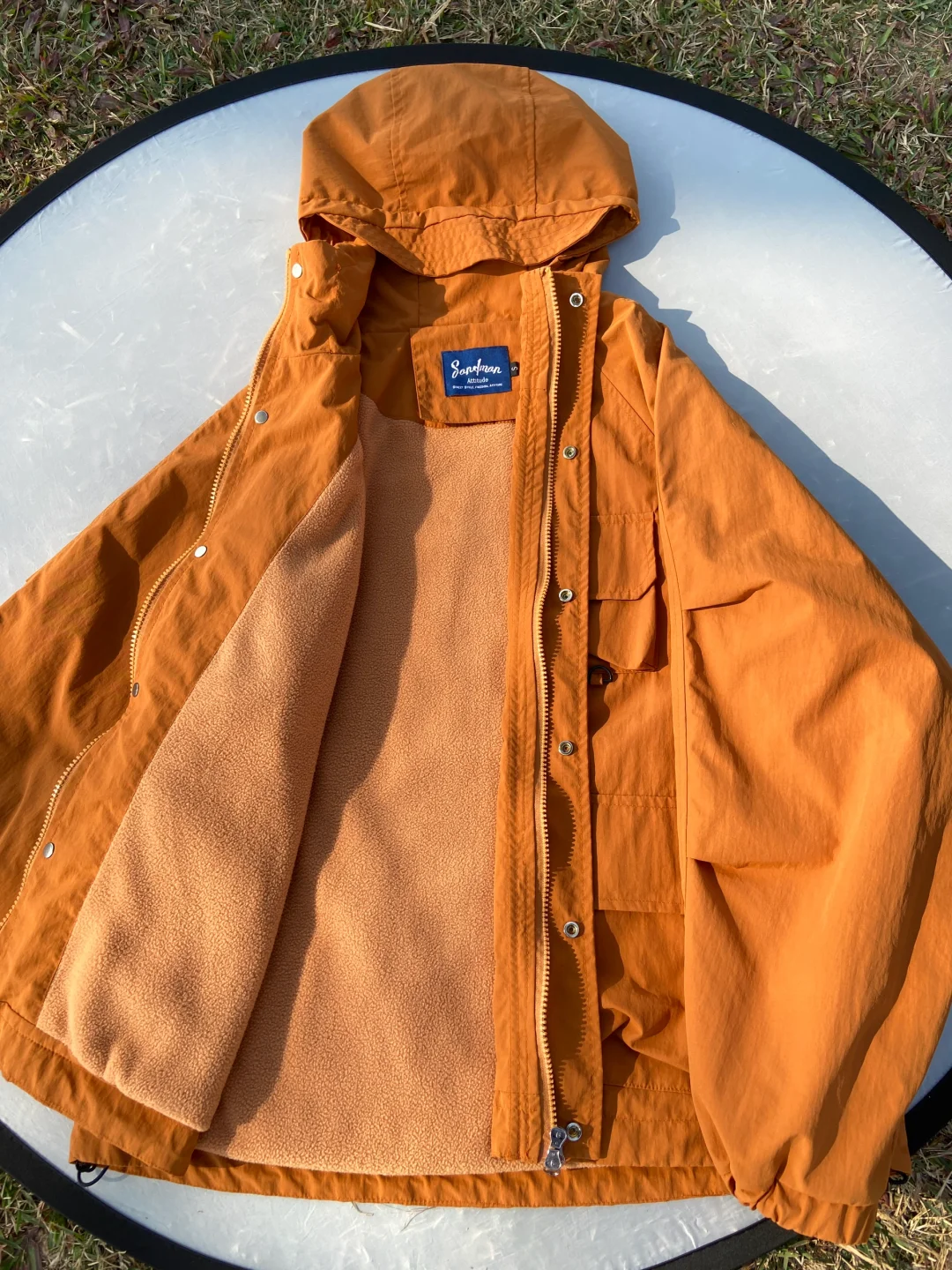 去爬山被路人夸爆的橘色！直接封神！！！