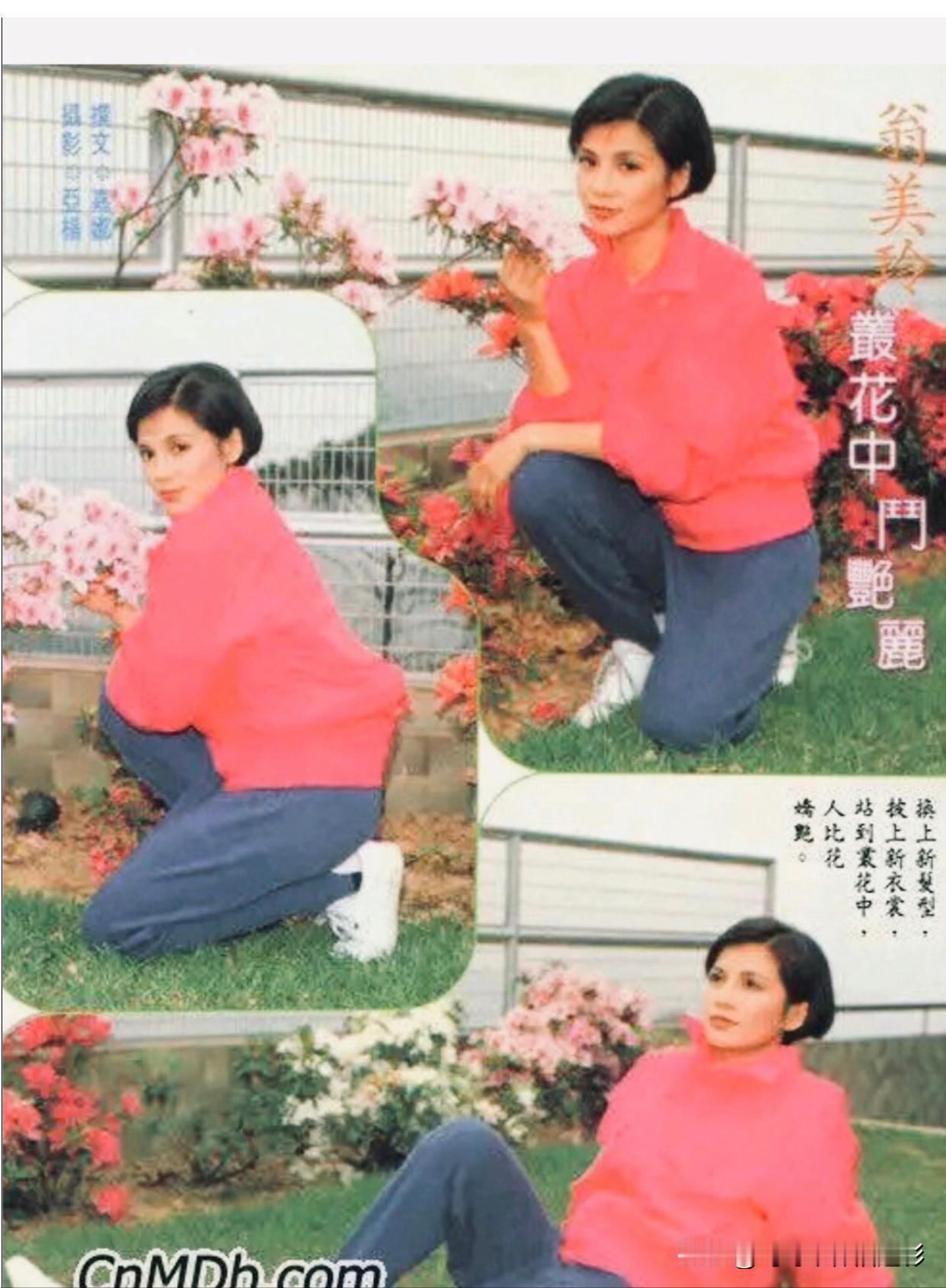 翁美玲，如花朵般曾绚烂绽放，她的美永远留在记忆里，怀念～翁美玲