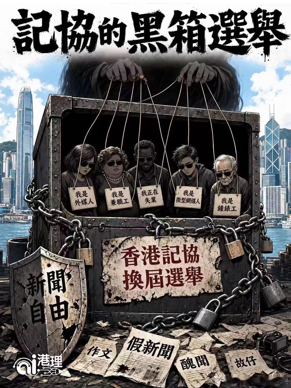 記協的黑箱選舉… 香港香港国安法正式生效我也支持香港警察