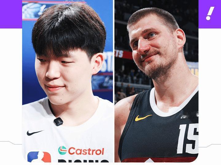 杨瀚森心中NBA历史最佳阵容，詹姆斯、乔丹入选！

昨天新秀挑战赛，杨瀚森表现惊