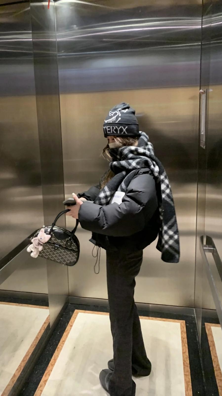 冬天不露腿穿搭。