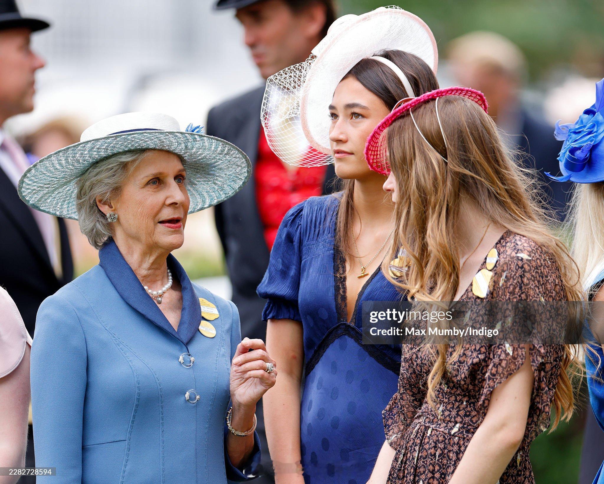 英国王室  【补图】2026年6月20日，格洛斯特公爵夫人比尔吉特与她的外孙女们