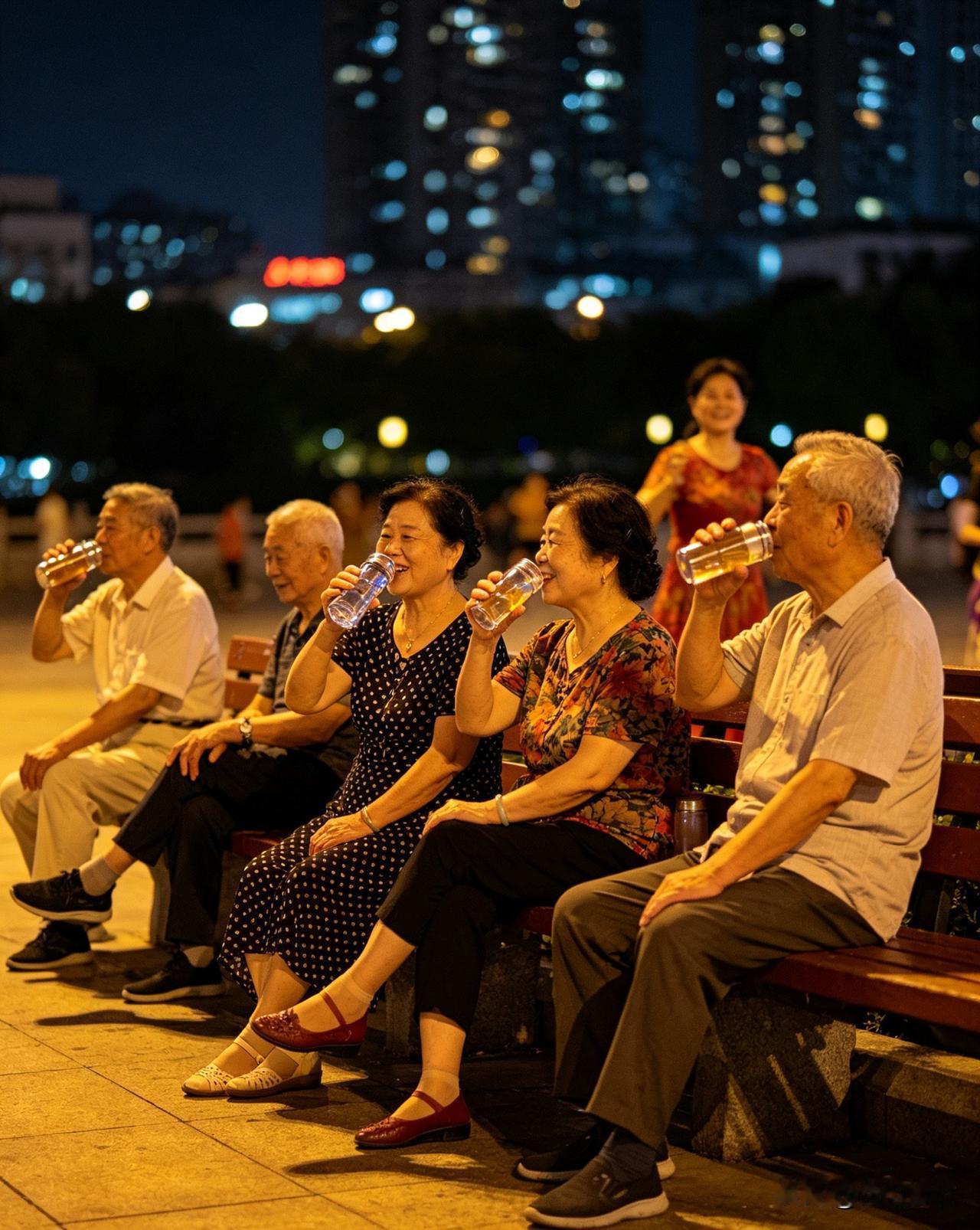 暮色降临，晚风微凉，广场上渐渐热闹起来，属于我们的欢乐时光准时开启。换上舒适的舞