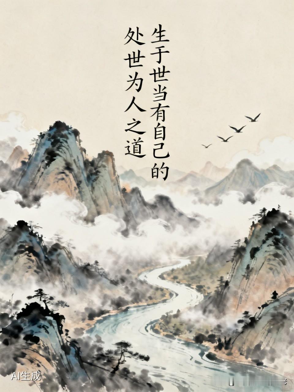 生于世当有自己的处世为人之道
文/曾祥国残红
有自知之明的人有着自我的决断
他们