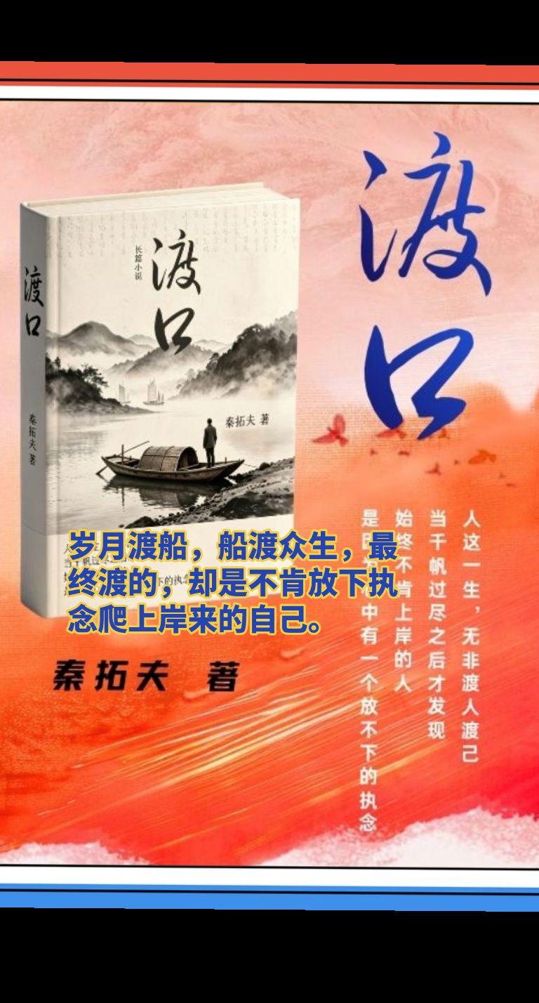 人生的渡口，最终渡的是不肯上岸的自己！文学 小说