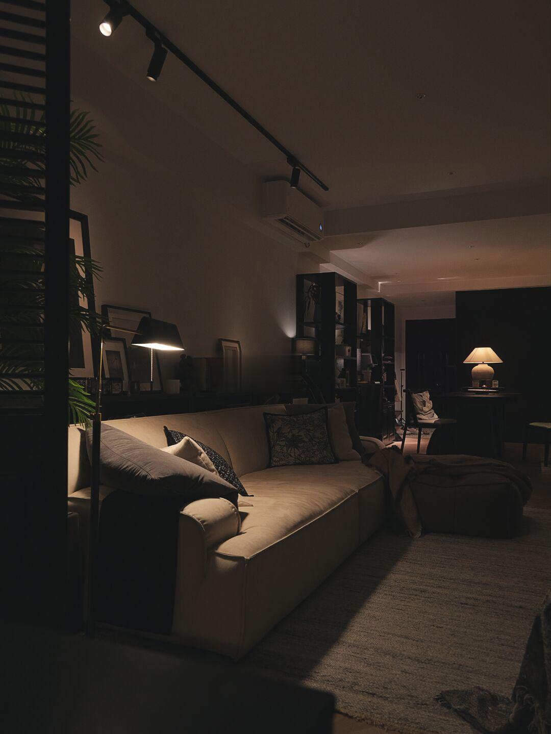 小家的夜间模式🌙灯越暗，夜越美