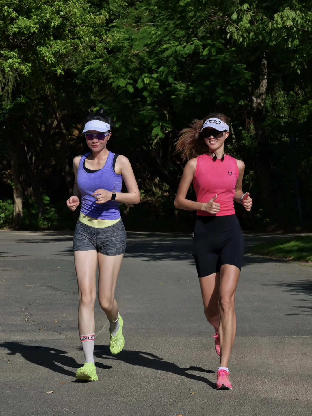 天气这么好🏃‍♀️当然要和好朋友一起去跑步