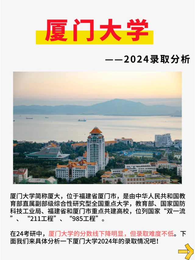 材料考研院校分析——厦门大学