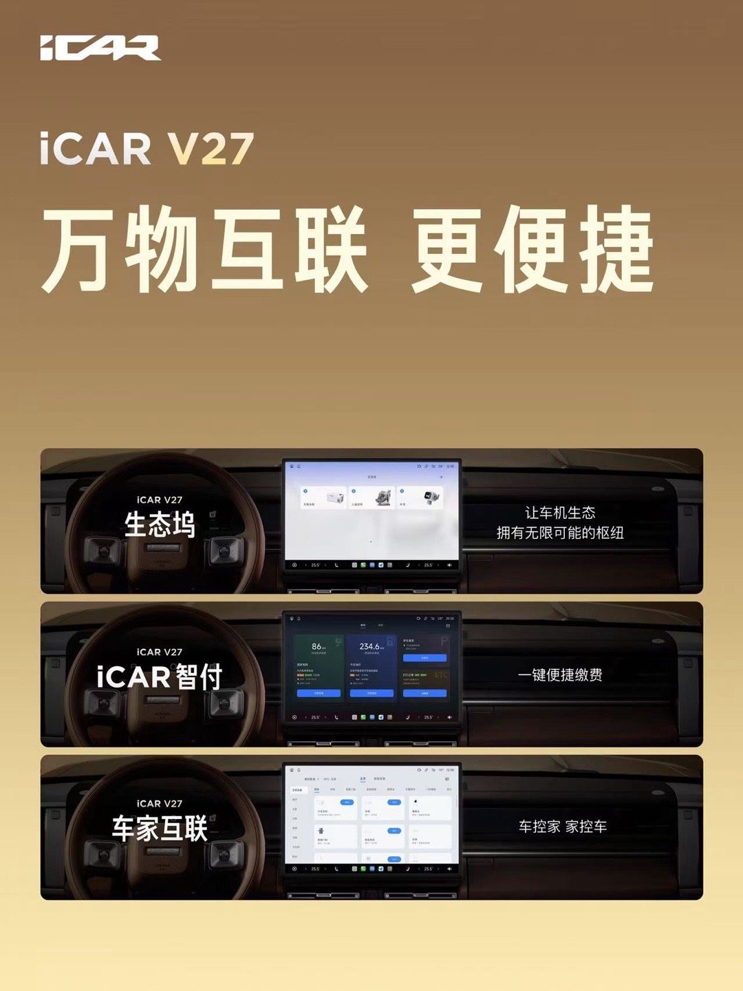 iCAR V27 正式上市 16.98万起！🔥✅ 颜值与空间：经典方盒子造型+