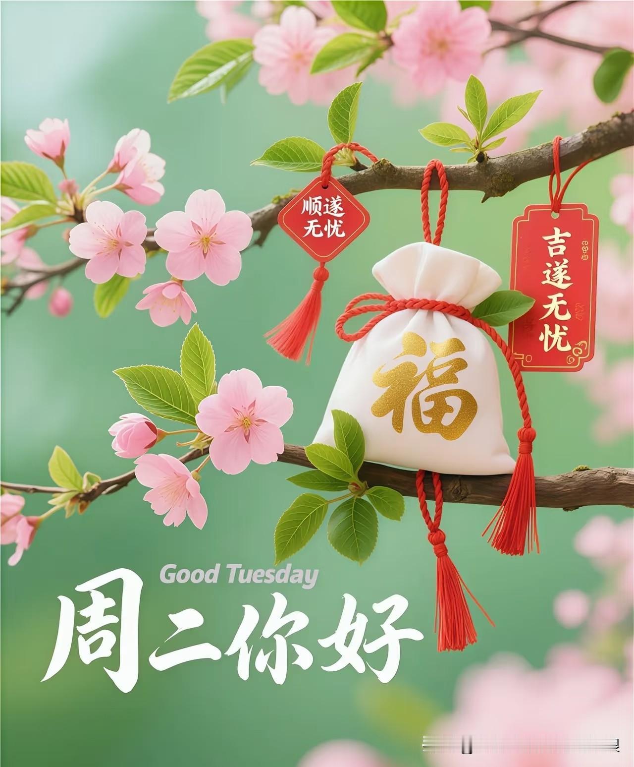 周二早上好，新的学期，新的起点。愿孩子们收拾好心情，奔赴校园。不负晨光，勤学上进