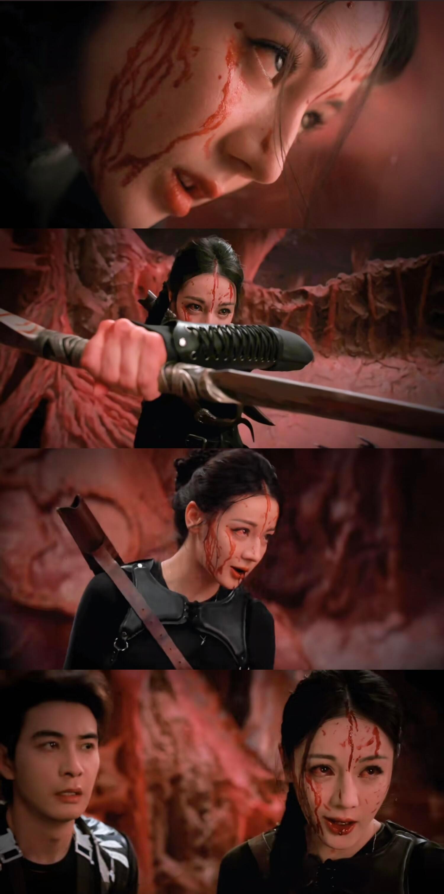 迪丽热巴好锋利的眼神变化 国产剧黑化不靠妆造靠演技！聂九罗从疏离冷静到眼底淬冰，