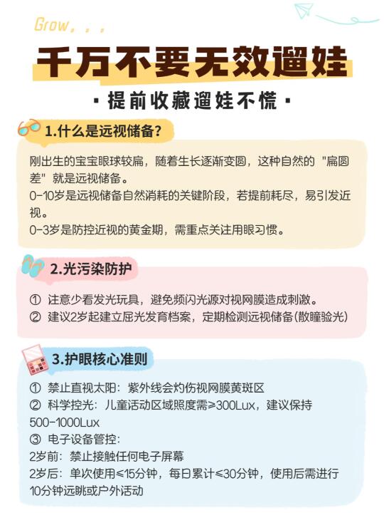 🔥无效遛娃重灾区！科学护眼攻略来啦💡