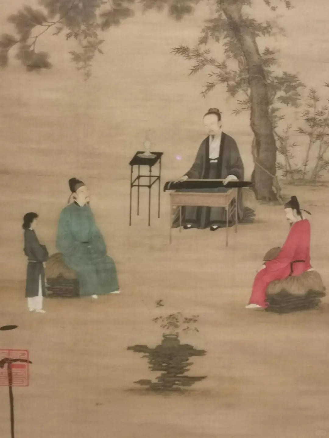 听琴图中听琴炉