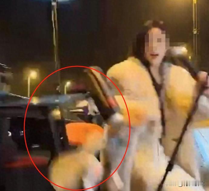 “刷一辆跑车！”四川乐山一位网络女主播在路边直播时，不曾想一辆宝马七系径直朝女主