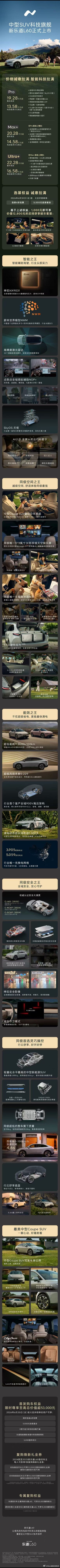新乐道L60中型SUV科技旗舰乐道加电 