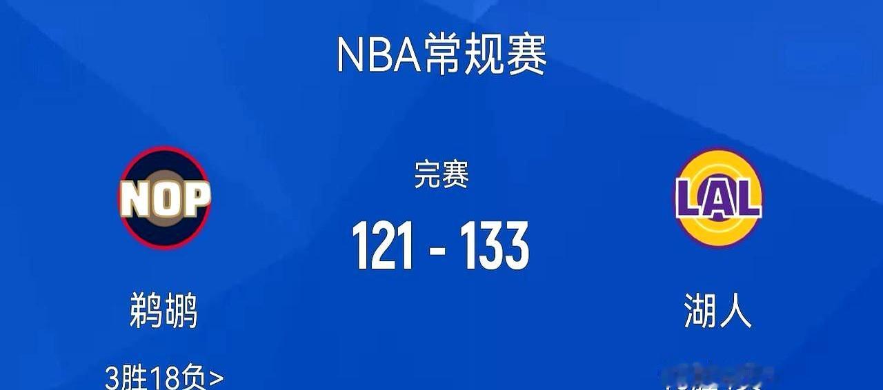 NBA常规赛，湖人133-121胜鹈鹕一役。
 

老詹不在，这帮人可算撒欢了。