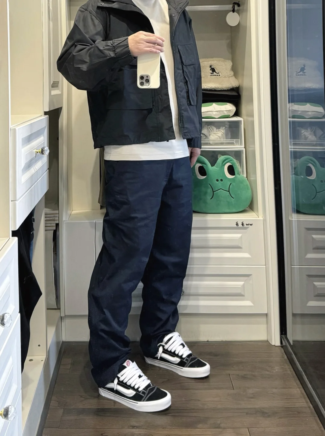 直筒长裤｜万斯穿搭